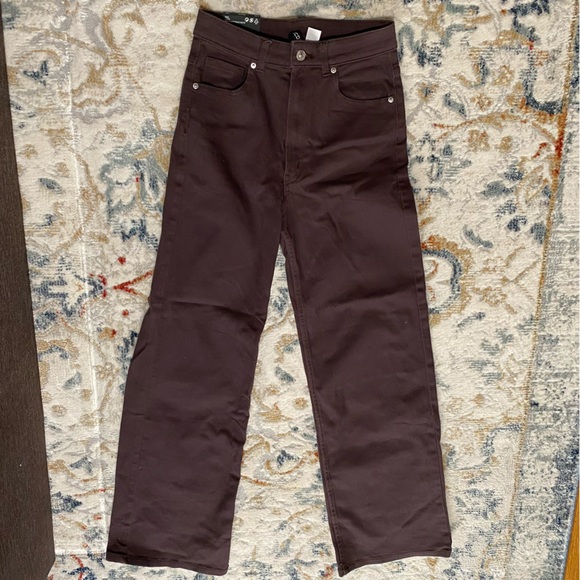H&M Dark Brown Wide-Leg Jeans - Picture 2 of 5